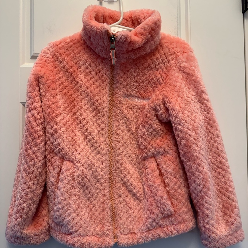 Columbia Girls Fireside Sherpa Jacket Pink XXS (4/5)